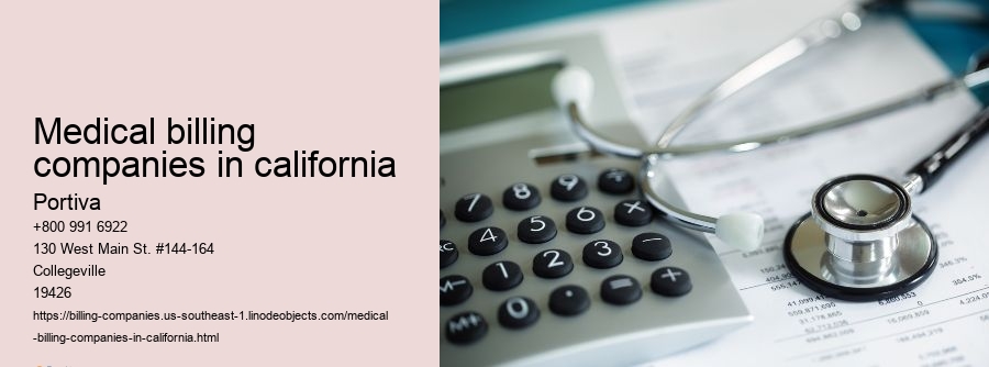 medical billing companies in california